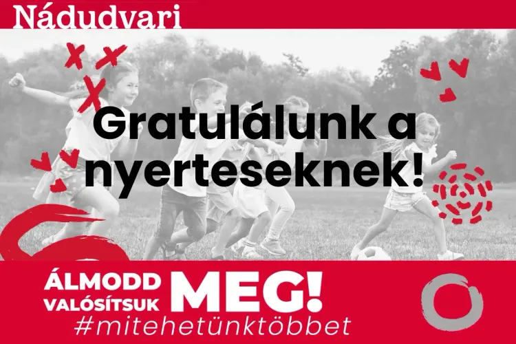 Nyertünk! #mitehetünktöbbet támogatás iskolánknak