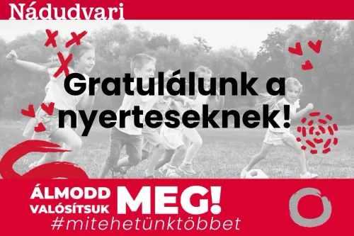 Nyertünk! #mitehetünktöbbet támogatás iskolánknak
