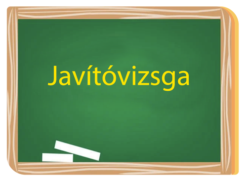 Javítóvizsgák időpontjai